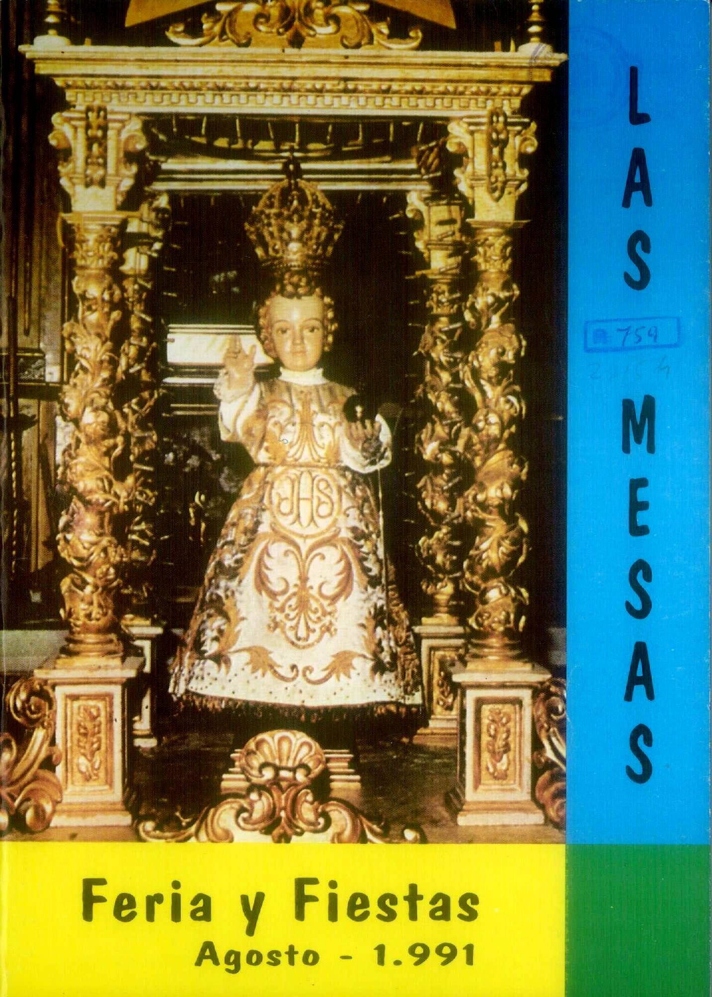 Fiestas patronales en honor del Niño de la Bola 1991 Las Mesas